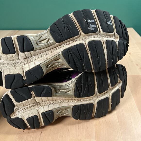 Asics Gel Cumulus 17 T5E7N Purple Green Running Shoes Sneakers Women's Size 8 - Picture 8 of 8